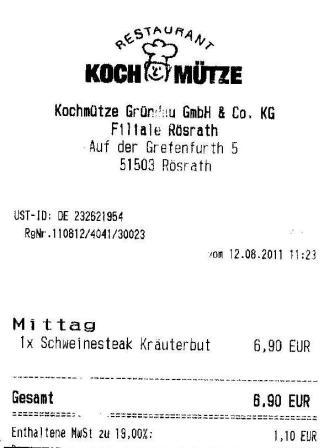 mgdl Hffner Kochmtze Restaurant